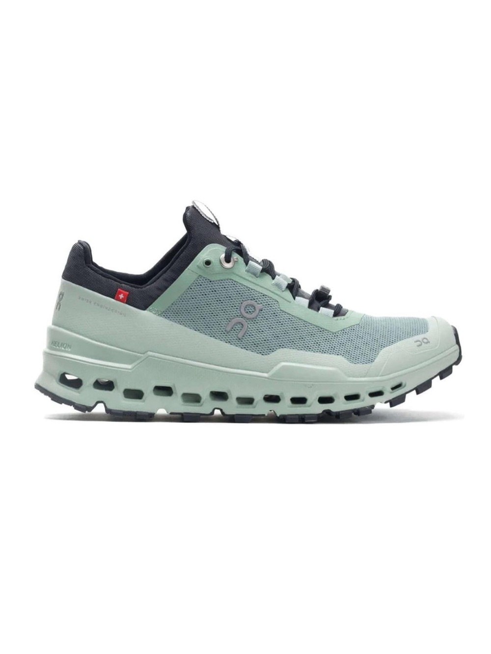On Cloudultra Trail Running Shoes Women's 7.5 Mint Green
Black Swiss Sneakers
